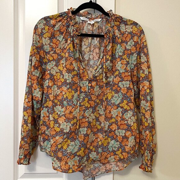 Floral Veronica Beard Blouse - Picture 1 of 8